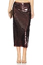 view 1 of 6 Dova Skirt in Brown