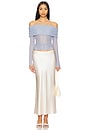 view 5 of 6 Windey Skirt in Ivory