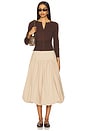 view 5 of 6 Laryn Skirt in Tan