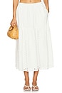 view 1 of 6 NALLEY ミディ丈スカート in White