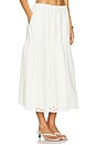 view 2 of 6 NALLEY ミディ丈スカート in White