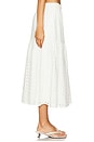 view 3 of 6 NALLEY ミディ丈スカート in White