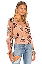 view 1 of 4 Nora Top in Mauve Floral