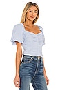view 2 of 4 Serafina Top in Powder Blue