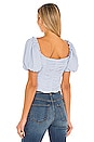 view 3 of 4 Serafina Top in Powder Blue