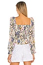 view 3 of 4 Tonina Top in Off White Retro Floral