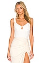 view 1 of 6 Aria Bodysuit in White