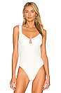 view 2 of 6 Aria Bodysuit in White