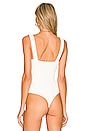 view 4 of 6 Aria Bodysuit in White