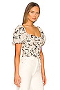 view 2 of 4 Florian Top in Black Cream Floral