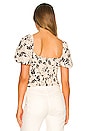 view 3 of 4 Florian Top in Black Cream Floral