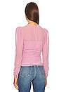 view 3 of 4 Dalma Top in Pink