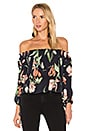 view 1 of 5 Chavelle Top in Black Multi Floral