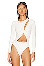 view 2 of 6 Rima Bodysuit in White