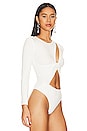 view 3 of 6 Rima Bodysuit in White