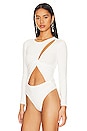 view 4 of 6 Rima Bodysuit in White