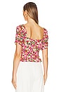 view 3 of 4 Nayeli Top in Red Multi Floral