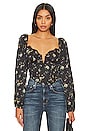 view 1 of 4 Josephine Top in Black Floral