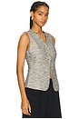view 2 of 4 Delphina Vest in Black Speckle