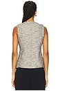 view 3 of 4 Delphina Vest in Black Speckle