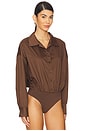 view 3 of 5 Sahana Bodysuit in Brown