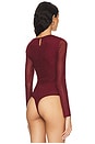 view 4 of 6 Ancira Bodysuit in Wine