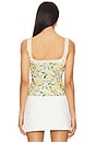 view 3 of 4 Milkmaid Top in Lemon Floral