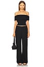 view 4 of 4 Off Shoulder Textured Knit Top in Black