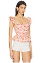 view 2 of 4 Baylin Top in Pink Multi Floral