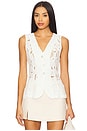 view 1 of 4 Meira Vest in White