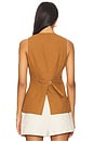 view 3 of 4 Sonja Vest in Brown