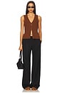view 4 of 4 Taimi Sweater Vest in Brown
