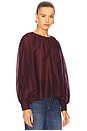 view 2 of 4 Reyen Top in Deep Wine