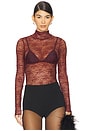 view 1 of 5 Kyra Top in Wine