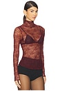 view 2 of 5 Kyra Top in Wine