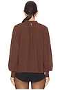 view 3 of 4 Sabelle Top in Brown