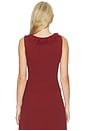 view 3 of 4 Sleeveless Top in Wine
