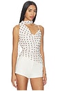view 2 of 4 Adrie Top in Cream Polka Dot