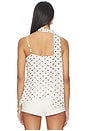 view 3 of 4 Adrie Top in Cream Polka Dot