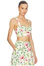 view 2 of 4 Myria Top in Yellow Pink Floral