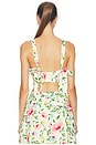 view 3 of 4 Myria Top in Yellow Pink Floral