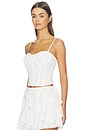 view 2 of 4 Madeleine Top in White