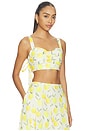 view 2 of 4 Myria Top in Lemon Print