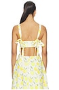 view 3 of 4 Myria Top in Lemon Print