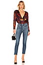 view 5 of 5 Maren Bodysuit in Plum & Red Floral
