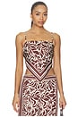 view 1 of 4 Eva Top in Brown Tropica