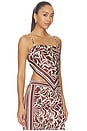 view 2 of 4 Eva Top in Brown Tropica