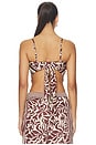 view 3 of 4 Eva Top in Brown Tropica