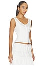view 2 of 4 Victoria Top in White