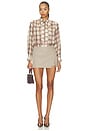 view 5 of 5 Mabry Top in Brown Plaid